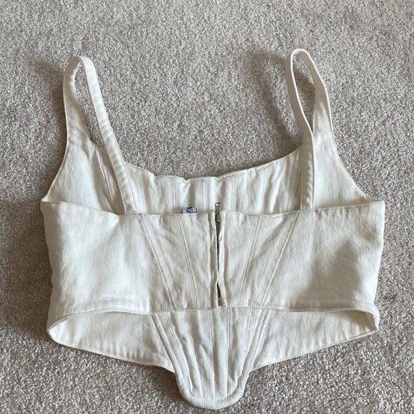 2/15$ Zara crop bustier top - Picture 2 of 2